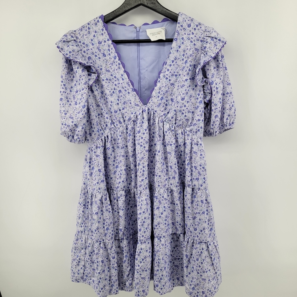 Tuckernuck Ric Rac Leonie Mini Dress by Hyacinth House  Floral Size Medium - Picture 3 of 6